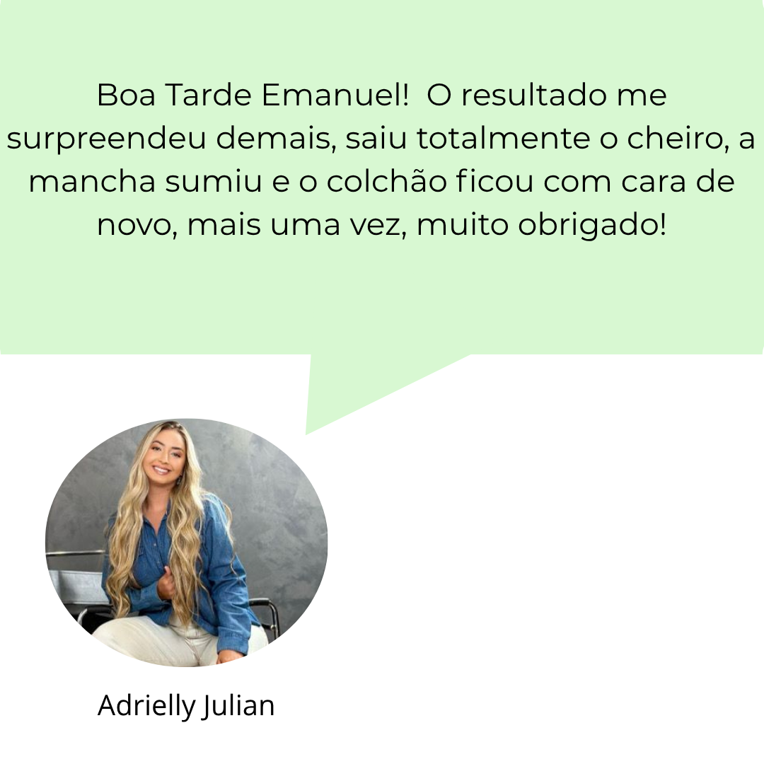 Meu sofá estava encardido e o colchão com cheiro forte. Após a limpeza, ficaram como novos! Atendimento rápido e super profissional. Obrigado, equipe Gservice!”